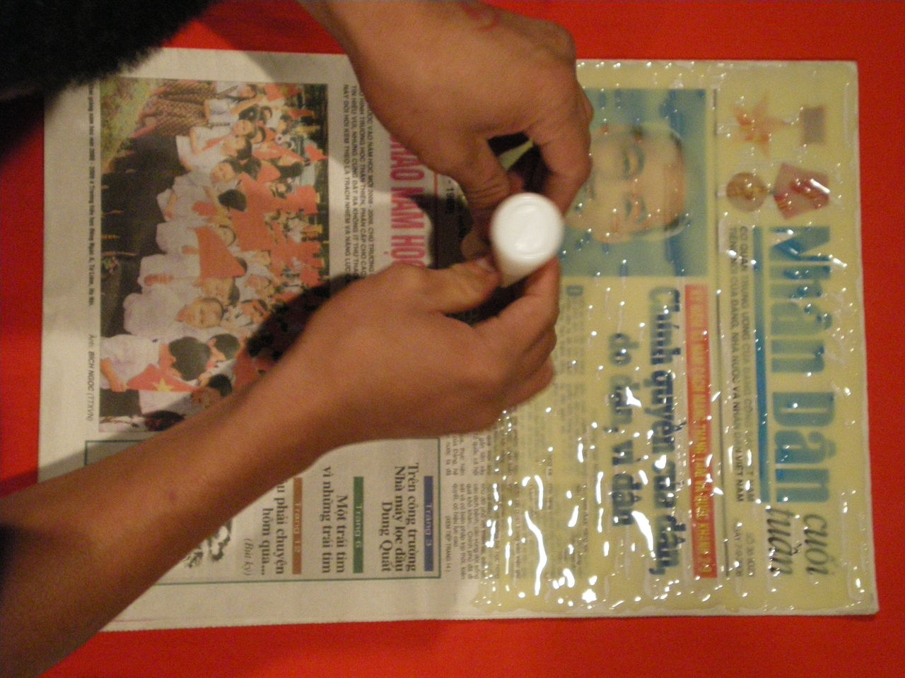 Photographic documentation of RYLLEGA Berlin (Performance by Nguyen Anh Tuan, 19 September 2008)
